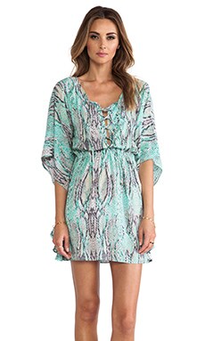 Tracy Ruda Vix Swimwear Ruda Tracy Caftan in Aqua | REVOLVE