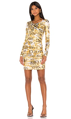 

Мини платье - Versace Jeans Couture, Желтый, Мини