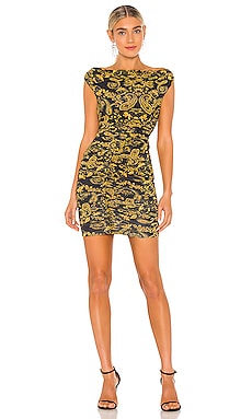 

Мини платье paisley - Versace Jeans Couture, Черный, Короткий рукав