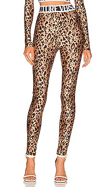 Versace Jeans Couture Printed Leggings in Lark