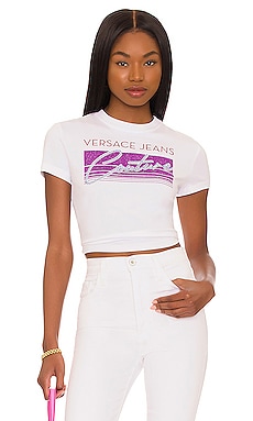 Logo Baby Tee Versace Jeans Couture