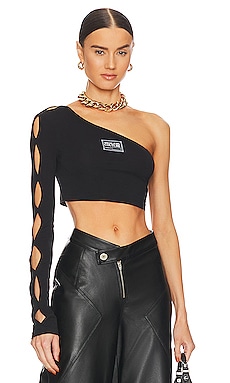 Product image of Versace Jeans Couture Jersey Top. Click to view full details