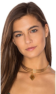 Vanessa Mooney Brooklyn Diamond Choker in Gold | REVOLVE