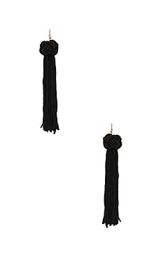 Product image of Vanessa Mooney Astrid Knotted Tassel Earring. Click to view full details