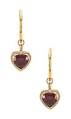 Vanessa Mooney - The Ruby Heart Necklace - Necklaces - Ruby /