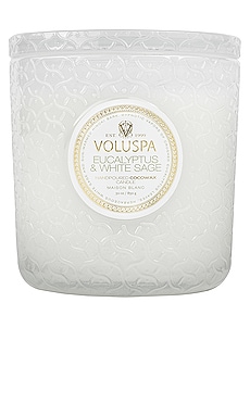 Eucalyptus & White Sage Luxe Candle Voluspa $60 