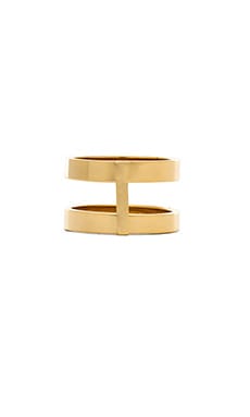 Product image of Wanderlust + Co Double Bar Ring. Click to view full details