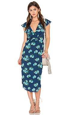 The natasha floral hot sale wrap maxi dress wayf