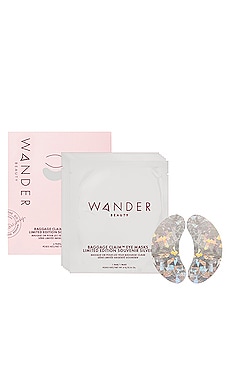 Baggage Claim Souvenir Silver Eye Mask 6 Pack Wander Beauty $26 NEW