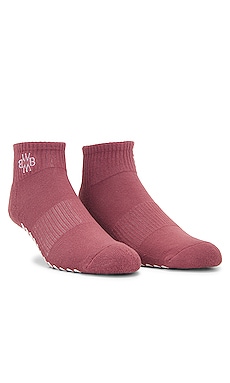 Bewell Embroidered Grip Sock WellBeing + BeingWell