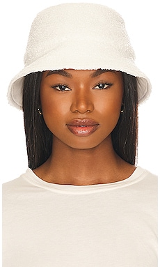Product image of WellBeing + BeingWell Reversible Boucle Nylon Bucket Hat. Click to view full details