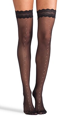 Wolford Natale Stay Up Thigh Highs en Black REVOLVE