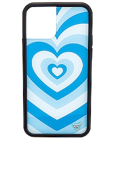 Wildflower Blue Moon Latte Love iPhone 12 Pro Case in Blue from Revolve.com