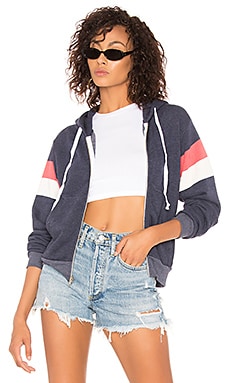 фото Худи на молнии varsity stripe regan - Wildfox Couture