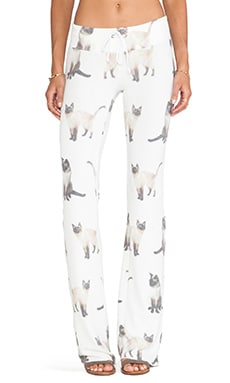 Wildfox Couture We Are Siamese Tennis Club Pant in Multi