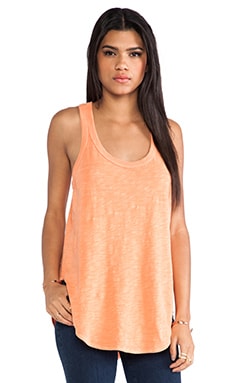 Good American Modern Tank Scuba Bodysuit in Rust001