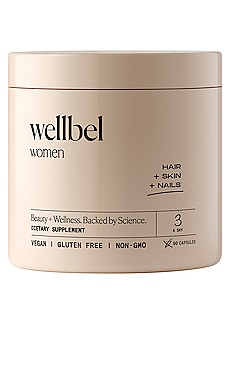 Women Hair + Skin + Nail Supplement Wellbel