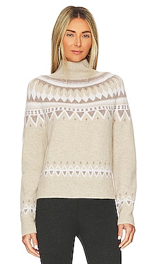 Vince fair isle turtleneck on sale sweater