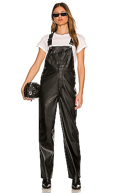 Vegan Leather Basic Overall WeWoreWhat $178 