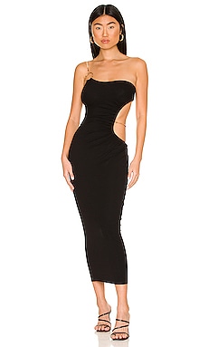 Snake chain Cut Out Maxi Dress WeWoreWhat $175 NEW