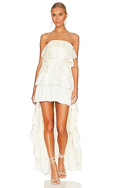 Tiered Ruffle High Low Dress WeWoreWhat