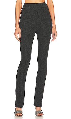 Vince - Black Ribbed Flare Pant