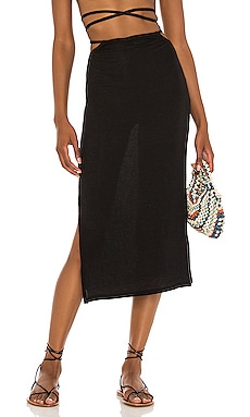 Cutout Midi Skirt WeWoreWhat $115 