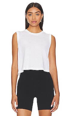 Black Rib Corset Tank Top by Dion Lee on Sale