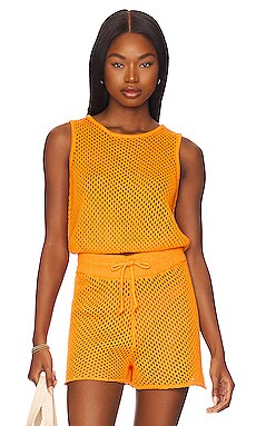 Product image of WeWoreWhat Crochet Ruched Crop Top. Click to view full details