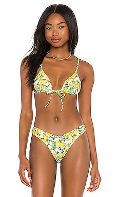 Product image of WeWoreWhat Triangle Bikini Top. Click to view full details