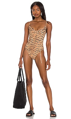 Tiger print 2025 one piece