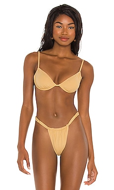Ruched Underwire Bikini Top WeWoreWhat $70 
