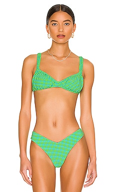 Scrunchie Bikini Top WeWoreWhat $110 
