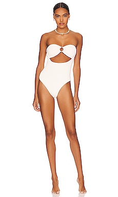 Ruched Bandeau One Piece WeWoreWhat