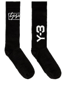 Y-3 Yohji Yamamoto WO NYL Sock in Black 