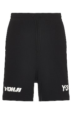 Product image of Y-3 Yohji Yamamoto U GFX Shorts. Click to view full details
