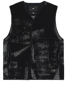 Y-3 Yohji Yamamoto Fleece Vest in black | REVOLVE