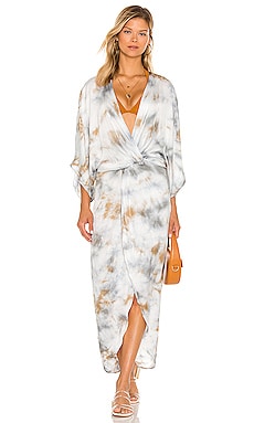 Siren Satin Dress Young, Fabulous & Broke $181 