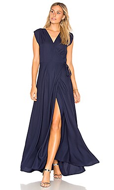 Yumi Kim Swept Away Maxi Dress in Navy | REVOLVE