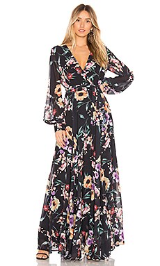 Yumi kim giselle on sale maxi dress black