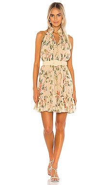 zimmermann white halter dress