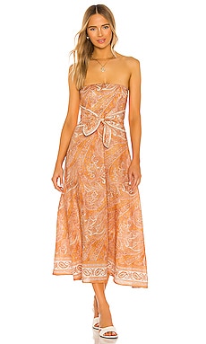 Zimmermann BRIGHTON ドレス - Tangerine Paisley | REVOLVE