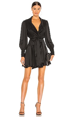Silk Wrap Mini Dress Zimmermann $595 
