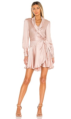 Silk Wrap Mini Dress Zimmermann $595 