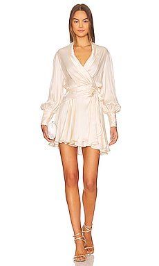 Silk Wrap Mini Dress Zimmermann $595 BEST SELLER