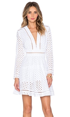 Zimmermann ryker on sale broderie dress white