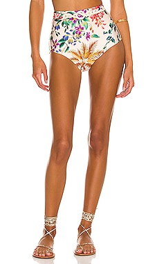 Tropicana High Waist Bikini Bottom Zimmermann $175 
