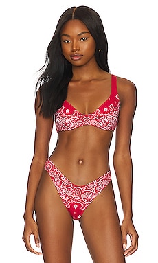 Product image of Zimmermann Separates Sculpt Scoop Bikini Top. Click to view full details