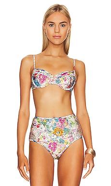 Product image of Zimmermann Clover Balconette Bikini Top. Click to view full details