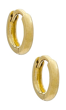 14k Gold Mini Huggie Earrings Zoe Lev
